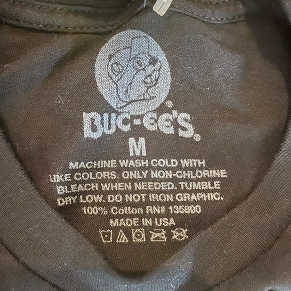 Bucee Black T-Shirt men size M - Picture 3 of 4